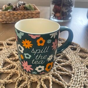 Opalhouse Floral Mug - Green and Pink